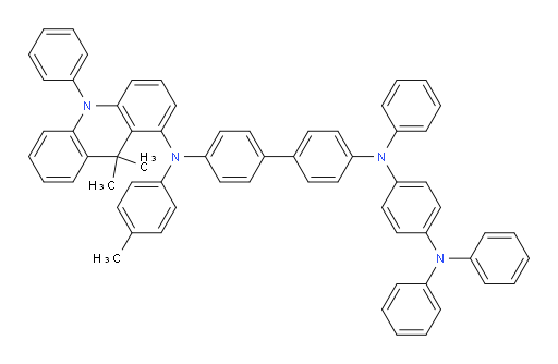 N4-(9,9-dimethyl-10-phenyl-9,10-dihydroacridin-1-yl)-N4'-(4-(diphenylamino)phenyl)-N4'-phenyl-N4-(p-tolyl)-[1,1'-biphenyl]-4,4'-diamine