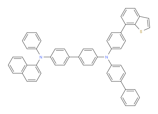 N4-([1,1'-biphenyl]-4-yl)-N4-(4-(benzo[b]thiophen-7-yl)phenyl)-N4'-(naphthalen-1-yl)-N4'-phenyl-[1,1'-biphenyl]-4,4'-diamine