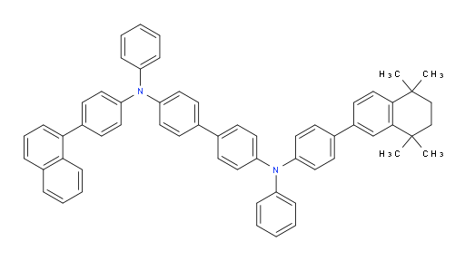 N4-(4-(naphthalen-1-yl)phenyl)-N4,N4'-diphenyl-N4'-(4-(5,5,8,8-tetramethyl-5,6,7,8-tetrahydronaphthalen-2-yl)phenyl)-[1,1'-biphenyl]-4,4'-diamine