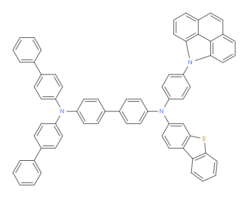 N4-(4-(4H-benzo[def]carbazol-4-yl)phenyl)-N4',N4'-di([1,1'-biphenyl]-4-yl)-N4-(dibenzo[b,d]thiophen-3-yl)-[1,1'-biphenyl]-4,4'-diamine
