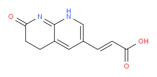 (E)-3-(7-oxo-1,5,6,7-tetrahydro-1,8-naphthyridin-3-yl)acrylic acid