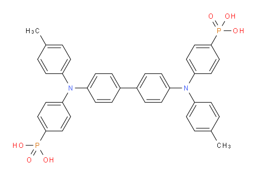 (([1,1'-biphenyl]-4,4'-diylbis(p-tolylazanediyl))bis(4,1-phenylene))diphosphonic acid