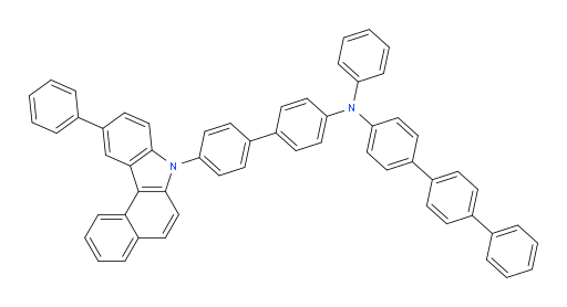 N-phenyl-N-(4'-(10-phenyl-7H-benzo[c]carbazol-7-yl)-[1,1'-biphenyl]-4-yl)-[1,1':4',1''-terphenyl]-4-amine
