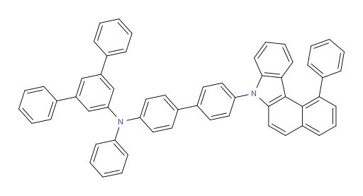 N-phenyl-N-(4'-(1-phenyl-7H-benzo[c]carbazol-7-yl)-[1,1'-biphenyl]-4-yl)-[1,1':3',1''-terphenyl]-5'-amine