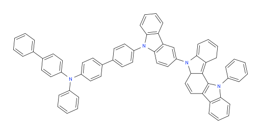 N-([1,1'-biphenyl]-4-yl)-N-phenyl-4'-(3-(12-phenylindolo[3,2-a]carbazol-5(1H,5aH,12H)-yl)-9H-carbazol-9-yl)-[1,1'-biphenyl]-4-amine