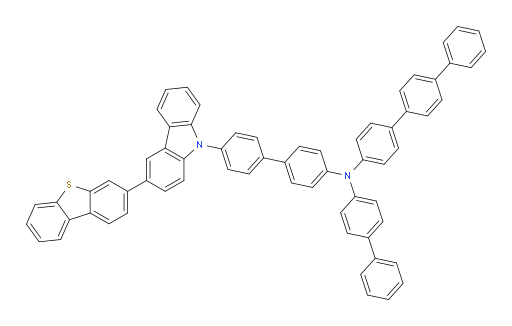 N-([1,1'-biphenyl]-4-yl)-N-(4'-(3-(dibenzo[b,d]thiophen-3-yl)-9H-carbazol-9-yl)-[1,1'-biphenyl]-4-yl)-[1,1':4',1''-terphenyl]-4-amine