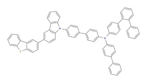 N-([1,1'-biphenyl]-4-yl)-N-(4'-(3-(dibenzo[b,d]thiophen-2-yl)-9H-carbazol-9-yl)-[1,1'-biphenyl]-4-yl)-[1,1':2',1''-terphenyl]-4-amine