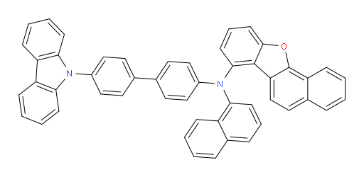 N-(4'-(9H-carbazol-9-yl)-[1,1'-biphenyl]-4-yl)-N-(naphthalen-1-yl)naphtho[1,2-b]benzofuran-7-amine