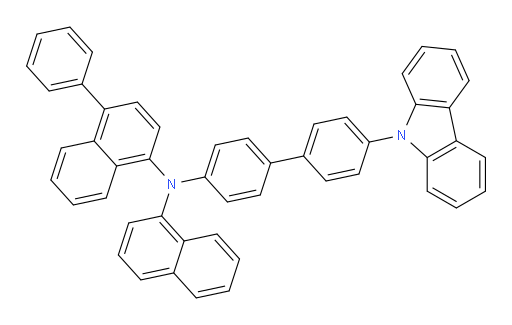N-(4'-(9H-carbazol-9-yl)-[1,1'-biphenyl]-4-yl)-N-(naphthalen-1-yl)-4-phenylnaphthalen-1-amine