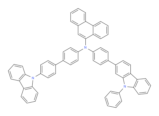 N-(4'-(9H-carbazol-9-yl)-[1,1'-biphenyl]-4-yl)-N-(4-(9-phenyl-9H-carbazol-2-yl)phenyl)phenanthren-9-amine