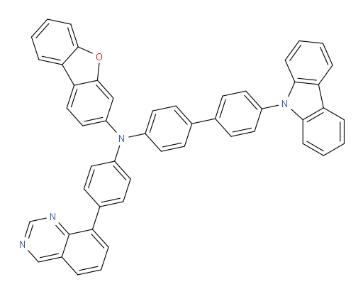 N-(4'-(9H-carbazol-9-yl)-[1,1'-biphenyl]-4-yl)-N-(4-(quinazolin-8-yl)phenyl)dibenzo[b,d]furan-3-amine
