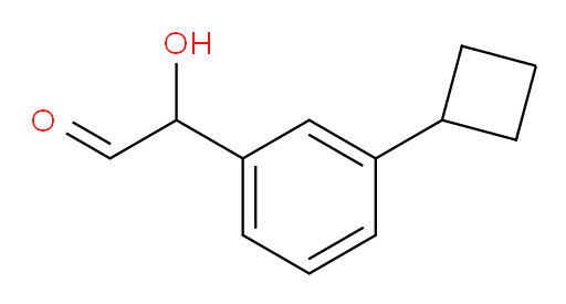2-(3-cyclobutylphenyl)-2-hydroxyacetaldehyde