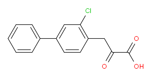 3-(3-chloro-[1,1'-biphenyl]-4-yl)-2-oxopropanoic acid
