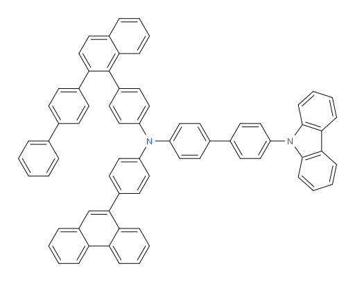 N-(4-(2-([1,1'-biphenyl]-4-yl)naphthalen-1-yl)phenyl)-4'-(9H-carbazol-9-yl)-N-(4-(phenanthren-9-yl)phenyl)-[1,1'-biphenyl]-4-amine