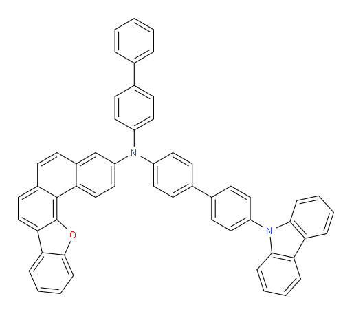 N-(4'-(9H-carbazol-9-yl)-[1,1'-biphenyl]-4-yl)-N-([1,1'-biphenyl]-4-yl)phenanthro[4,3-b]benzofuran-3-amine