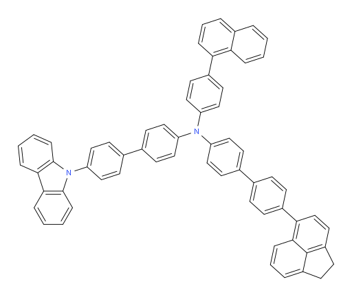 N-(4'-(9H-carbazol-9-yl)-[1,1'-biphenyl]-4-yl)-4'-(1,2-dihydroacenaphthylen-5-yl)-N-(4-(naphthalen-1-yl)phenyl)-[1,1'-biphenyl]-4-amine