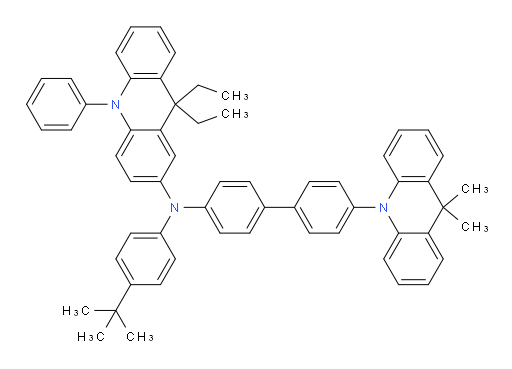 N-(4-(tert-butyl)phenyl)-N-(4'-(9,9-dimethylacridin-10(9H)-yl)-[1,1'-biphenyl]-4-yl)-9,9-diethyl-10-phenyl-9,10-dihydroacridin-2-amine