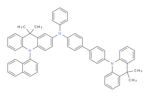 N-(4'-(9,9-dimethylacridin-10(9H)-yl)-[1,1'-biphenyl]-4-yl)-9,9-dimethyl-10-(naphthalen-1-yl)-N-phenyl-9,10-dihydroacridin-2-amine