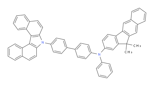 N-(4'-(7H-dibenzo[c,g]carbazol-7-yl)-[1,1'-biphenyl]-4-yl)-11,11-dimethyl-N-phenyl-11H-benzo[b]fluoren-2-amine