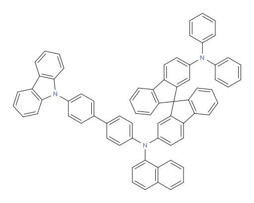 N2-(4'-(9H-carbazol-9-yl)-[1,1'-biphenyl]-4-yl)-N2-(naphthalen-1-yl)-N2',N2'-diphenyl-9,9'-spirobi[fluorene]-2,2'-diamine