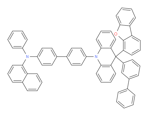 N-(4'-(9-([1,1'-biphenyl]-3-yl)-9-(dibenzo[b,d]furan-4-yl)acridin-10(9H)-yl)-[1,1'-biphenyl]-4-yl)-N-phenylnaphthalen-1-amine