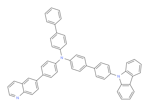 N-([1,1'-biphenyl]-4-yl)-4'-(9H-carbazol-9-yl)-N-(4-(quinolin-6-yl)phenyl)-[1,1'-biphenyl]-4-amine