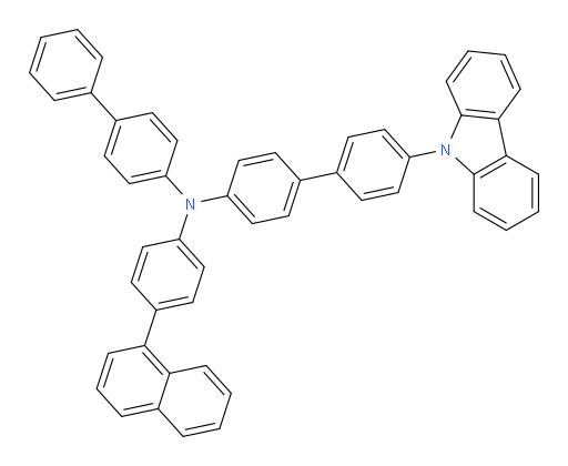 N-([1,1'-biphenyl]-4-yl)-4'-(9H-carbazol-9-yl)-N-(4-(naphthalen-1-yl)phenyl)-[1,1'-biphenyl]-4-amine