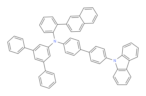 N-(4'-(9H-carbazol-9-yl)-[1,1'-biphenyl]-4-yl)-N-(2-(naphthalen-2-yl)phenyl)-[1,1':3',1''-terphenyl]-5'-amine