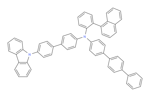 N-(4'-(9H-carbazol-9-yl)-[1,1'-biphenyl]-4-yl)-N-(2-(naphthalen-1-yl)phenyl)-[1,1':4',1''-terphenyl]-4-amine