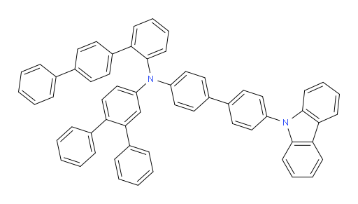 N-(4'-(9H-carbazol-9-yl)-[1,1'-biphenyl]-4-yl)-N-([1,1':4',1''-terphenyl]-2-yl)-[1,1':2',1''-terphenyl]-4'-amine