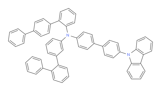 N-(4'-(9H-carbazol-9-yl)-[1,1'-biphenyl]-4-yl)-N-([1,1':4',1''-terphenyl]-2-yl)-[1,1':2',1''-terphenyl]-3-amine