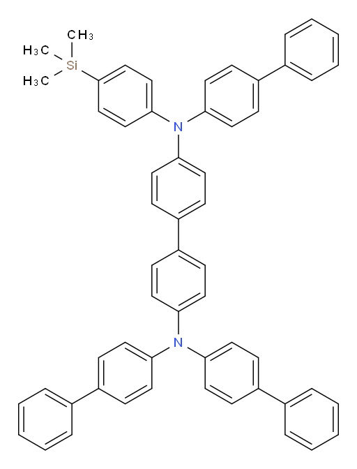 N4,N4,N4'-tri([1,1'-biphenyl]-4-yl)-N4'-(4-(trimethylsilyl)phenyl)-[1,1'-biphenyl]-4,4'-diamine