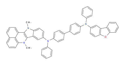 N4-(dibenzo[b,d]furan-2-yl)-N4'-(7,12-dimethyl-7,12-dihydrobenzo[de]indolo[3,2-b]quinolin-9-yl)-N4,N4'-diphenyl-[1,1'-biphenyl]-4,4'-diamine