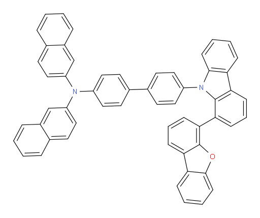 N-(4'-(1-(dibenzo[b,d]furan-4-yl)-9H-carbazol-9-yl)-[1,1'-biphenyl]-4-yl)-N-(naphthalen-2-yl)naphthalen-2-amine