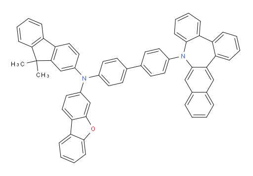 N-(4'-(9H-dibenzo[b,d]naphtho[2,3-f]azepin-9-yl)-[1,1'-biphenyl]-4-yl)-N-(9,9-dimethyl-9H-fluoren-2-yl)dibenzo[b,d]furan-3-amine