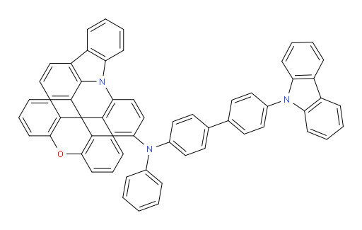 N-(4'-(9H-carbazol-9-yl)-[1,1'-biphenyl]-4-yl)-N-phenylspiro[indolo[3,2,1-de]acridine-8,9'-xanthen]-10-amine