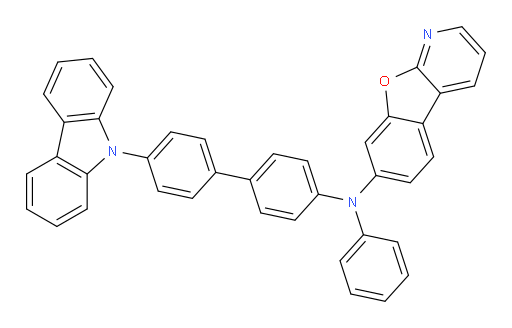 N-(4'-(9H-carbazol-9-yl)-[1,1'-biphenyl]-4-yl)-N-phenylbenzofuro[2,3-b]pyridin-7-amine