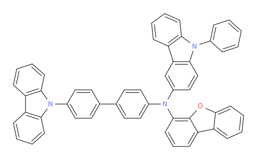 N-(4'-(9H-carbazol-9-yl)-[1,1'-biphenyl]-4-yl)-N-(dibenzo[b,d]furan-4-yl)-9-phenyl-9H-carbazol-3-amine
