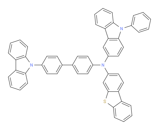 N-(4'-(9H-carbazol-9-yl)-[1,1'-biphenyl]-4-yl)-N-(dibenzo[b,d]thiophen-3-yl)-9-phenyl-9H-carbazol-3-amine