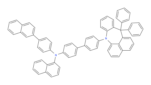 N-(4'-(12,12-diphenylbenzo[f]naphtho[1,8-bc]azepin-7(12H)-yl)-[1,1'-biphenyl]-4-yl)-N-(4-(naphthalen-2-yl)phenyl)naphthalen-1-amine