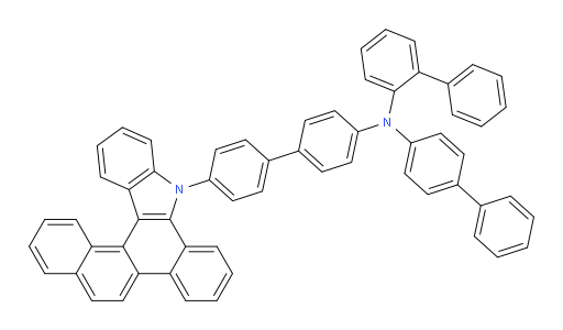 N-(4'-(11H-benzo[a]naphtho[2,1-c]carbazol-11-yl)-[1,1'-biphenyl]-4-yl)-N-([1,1'-biphenyl]-4-yl)-[1,1'-biphenyl]-2-amine