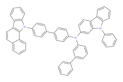 N-(4'-(11H-benzo[a]carbazol-11-yl)-[1,1'-biphenyl]-4-yl)-N-([1,1'-biphenyl]-3-yl)-9-phenyl-9H-carbazol-2-amine