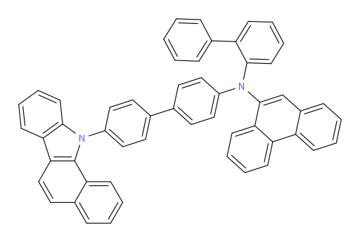 N-(4'-(11H-benzo[a]carbazol-11-yl)-[1,1'-biphenyl]-4-yl)-N-([1,1'-biphenyl]-2-yl)phenanthren-9-amine