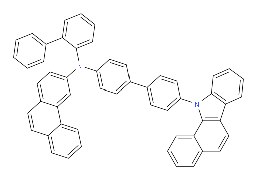 N-(4'-(11H-benzo[a]carbazol-11-yl)-[1,1'-biphenyl]-4-yl)-N-([1,1'-biphenyl]-2-yl)phenanthren-3-amine