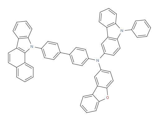 N-(4'-(11H-benzo[a]carbazol-11-yl)-[1,1'-biphenyl]-4-yl)-N-(dibenzo[b,d]furan-2-yl)-9-phenyl-9H-carbazol-3-amine