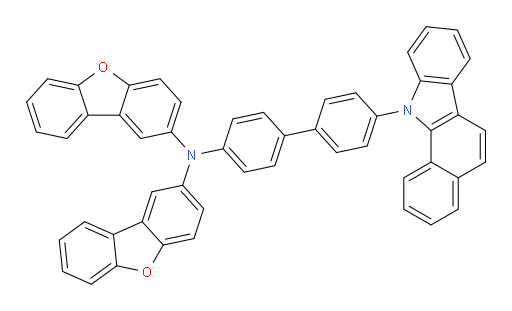 N-(4'-(11H-benzo[a]carbazol-11-yl)-[1,1'-biphenyl]-4-yl)-N-(dibenzo[b,d]furan-2-yl)dibenzo[b,d]furan-2-amine