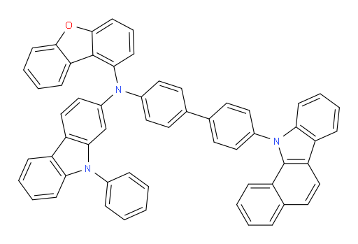 N-(4'-(11H-benzo[a]carbazol-11-yl)-[1,1'-biphenyl]-4-yl)-N-(dibenzo[b,d]furan-1-yl)-9-phenyl-9H-carbazol-2-amine