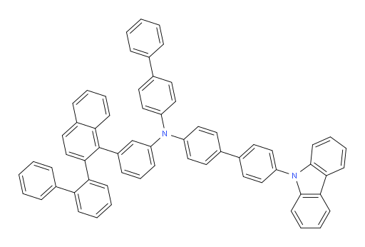 N-(3-(2-([1,1'-biphenyl]-2-yl)naphthalen-1-yl)phenyl)-N-([1,1'-biphenyl]-4-yl)-4'-(9H-carbazol-9-yl)-[1,1'-biphenyl]-4-amine
