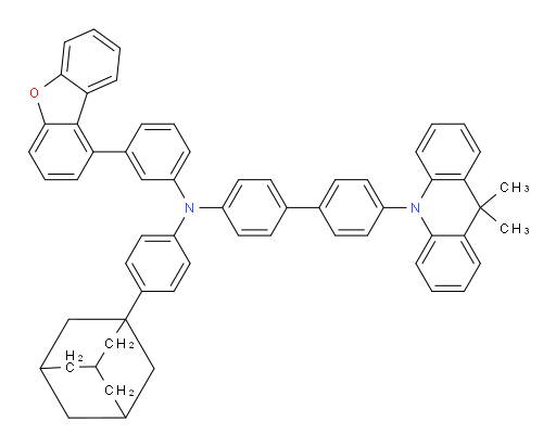 N-(4-(adamantan-1-yl)phenyl)-N-(3-(dibenzo[b,d]furan-1-yl)phenyl)-4'-(9,9-dimethylacridin-10(9H)-yl)-[1,1'-biphenyl]-4-amine