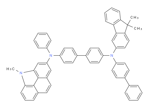 N4-([1,1'-biphenyl]-4-yl)-N4-(9,9-dimethyl-9H-fluoren-3-yl)-N4'-(4-methyl-4H-benzo[def]carbazol-2-yl)-N4'-phenyl-[1,1'-biphenyl]-4,4'-diamine